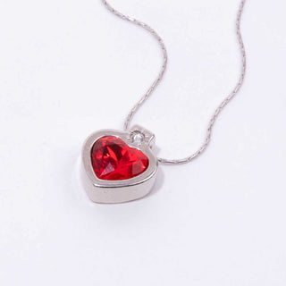 Crystal Heart to Heart Expandable Necklace