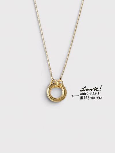 Expandable Intention Chain Charm Necklace