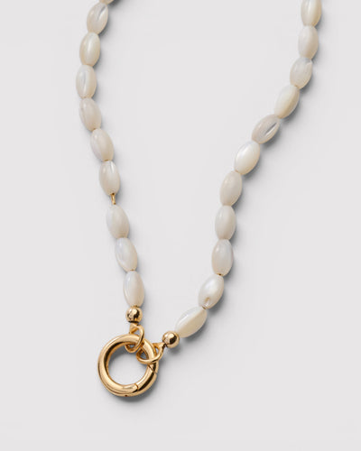 Mother of Pearl Expandable Necklace