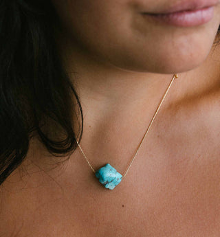 The Turquoise Nugget Expandable Necklace