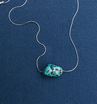 The Turquoise Nugget Expandable Necklace