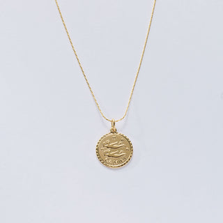 Small Zodiac Chain Slider Necklace