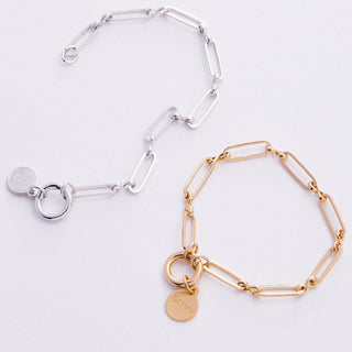 Paperclip Intention Chain Bracelet