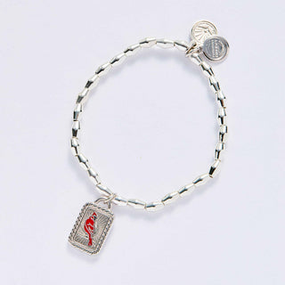 Red Cardinal Beaded Bracelet