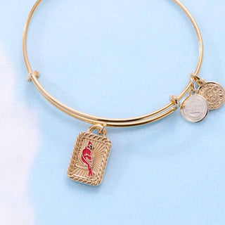 Red Cardinal Expandable Bangle