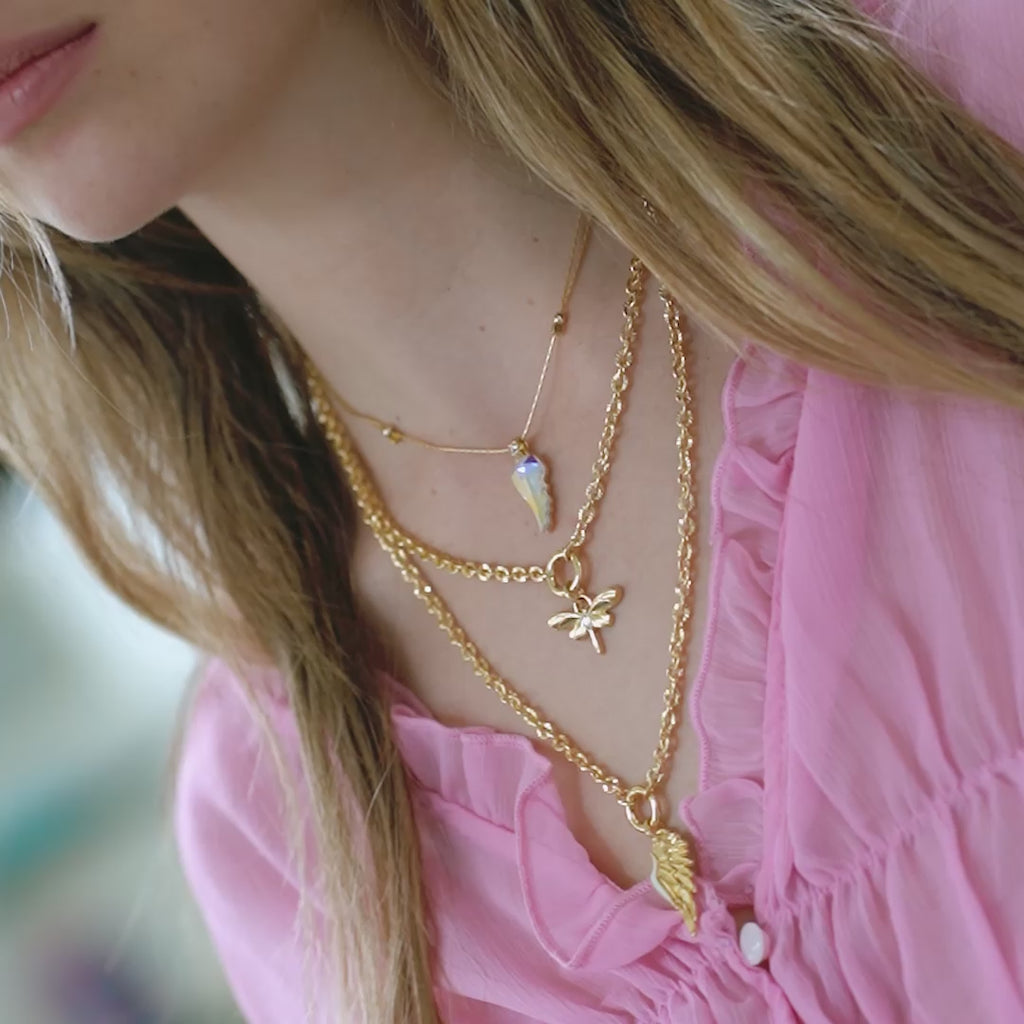 Divinely Guided Gold Necklace Stack